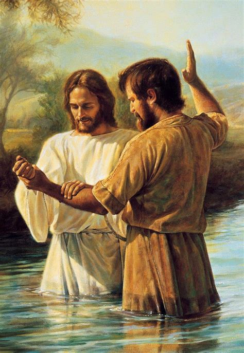 John the Baptist Baptizing Jesus, baptism of jesus HD phone wallpaper ...