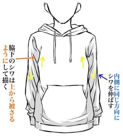 Anime Hoodie Sketch - qwlearn