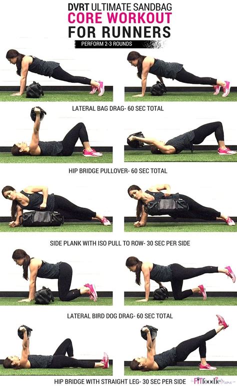 Core Workout for Runners using DVRT @UltimateSandbag {Functional Fitness, Functional Training ...