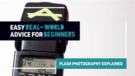 Flash Photography For Beginners Part ONE // ON-Camera Flash - YouTube