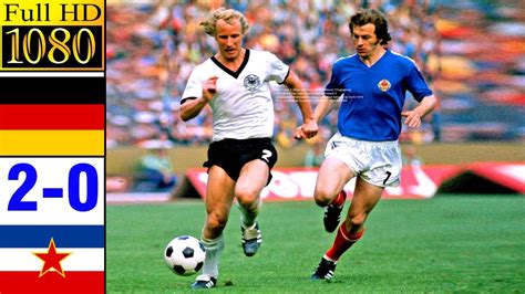 Germany 2-0 Yugoslavia world cup 1974 | Full highlight | 1080p HD - YouTube