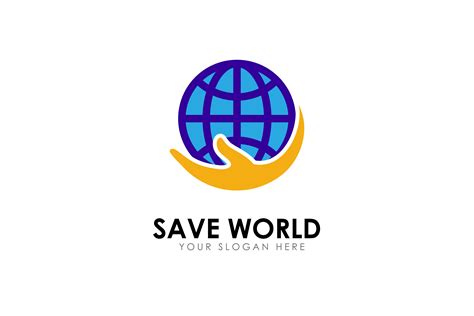 Save Earth Icon Logo Design Template Graphic by distrologo · Creative ...