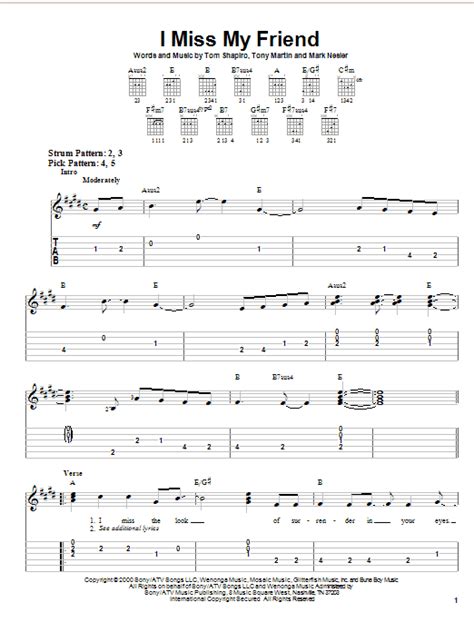 I Miss My Friend by Darryl Worley - Easy Guitar Tab - Guitar Instructor