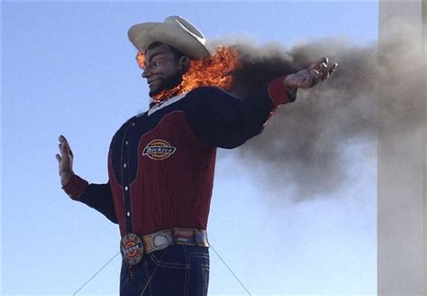 Iconic statue ‘Big Tex’ burns up at Texas state fair | Tireball Backpage News, Rumors, Opinions ...