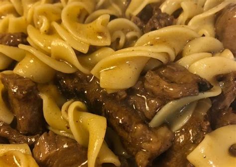 Beef Tips and Noodles Recipe by SherryRandall: The Leftover Chronicles - Cookpad