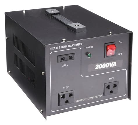 2 kVA Power Rating, Single Phase, Step Up/Step Down Voltage Converter - 30C522|30C522 - Grainger