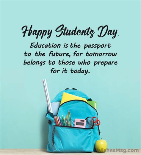 Happy Students Day Wishes, Quotes & Messages - WishesMsg