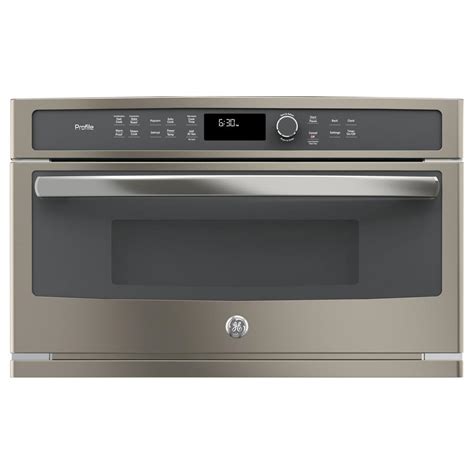 GE Profile 30 in. Electric Convection Wall Oven with Built-In Microwave ...