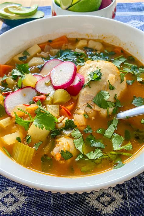 Caldo De Pollo (Mexican Chicken Soup)- The Bossy Kitchen