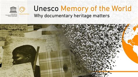 Unesco Memory of the World - Why Documentary Heritage Matters - YouTube