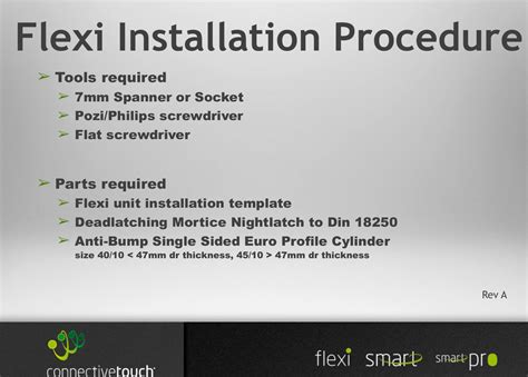 Flexi installation