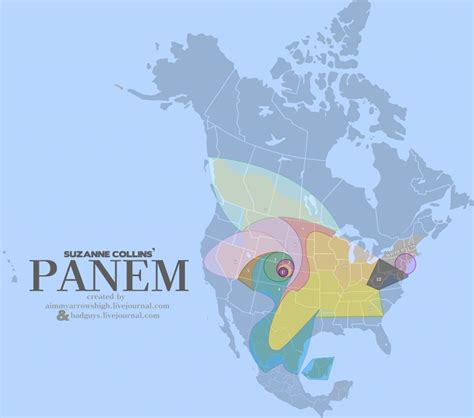 Check out the Map of Panem From The Hunger Games