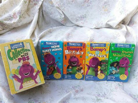 Vintage Barney PBS Vhs Set Rare 1993 Barney Vhs Barneys | Etsy