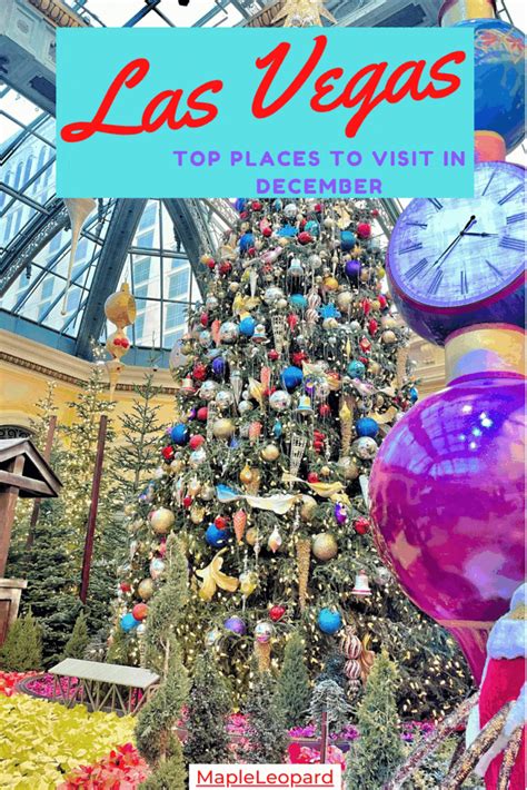 10 Best Things to do at Christmas in Las Vegas | Christmas travel, Holiday travel destinations ...