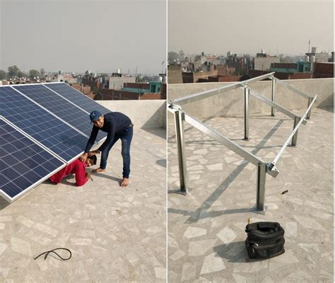 Loom Solar 1 KW solar Installations in Jaitpur Village, Badarpur, New