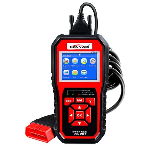 Electrical Instruments KW850 OBDII Cable Scanner Automotive Code ...