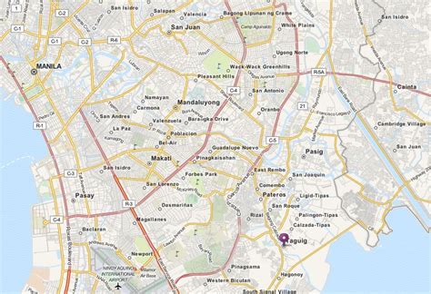 Taguig Map - Philippines