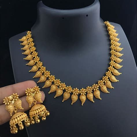 Necklace Set | Gold necklace women, Bridal gold jewellery, Gold ...