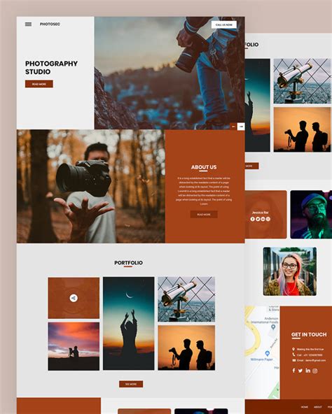 Photosec - Photography Website Template