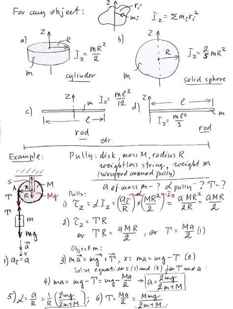 Rotational Motion of a Rigid Body