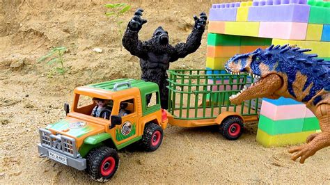 Bibo play with Toy Cars Dinosaurs - Collection video for kids - YouTube