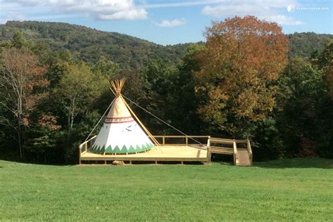 Solar-Powered Luxury Tipi in the Blue Ridge Mountains, North Carolina | Camping in north ...