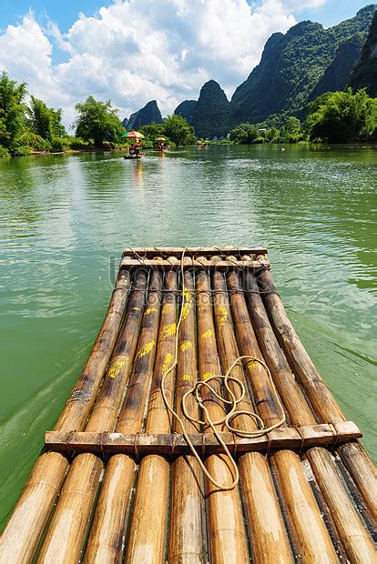 Li River Rafting Bamboo Raft Bamboo Raft Picture And HD Photos | Free ...