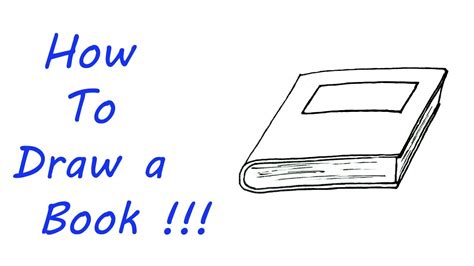 How To Draw a Book - VERY EASY For Kids - YouTube