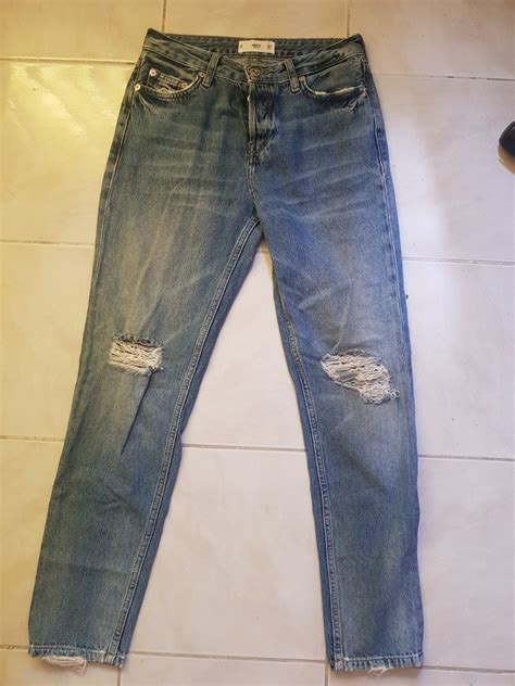 MNG MANGO RIPPED JEANS HAR DENIM, Women's Fashion, Bottoms, Jeans on ...