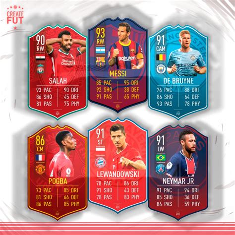 Custom FIFA cards – CreateFUT custom FIFA ultimate team cards