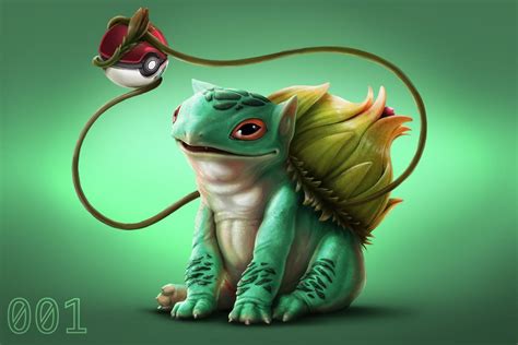 Realistic Bulbasaur Drawing