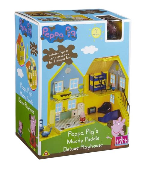 Amazon.com: Peppa Pig's Muddy Puddle Deluxe Playhouse: Toys & Games | Peppa pig, Peppa pig toys ...