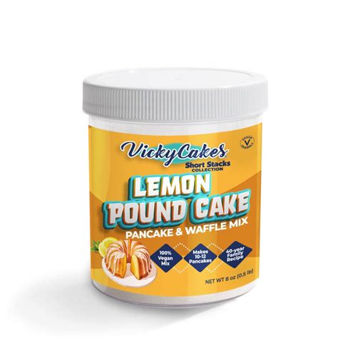 Lemon Pound Cake Pancake Mix - Vicky Cakes