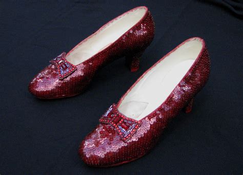 Hand-sewn replicas of Judy Garland's Ruby Slippers from MGM's The Wizard of Oz I made. Completed ...