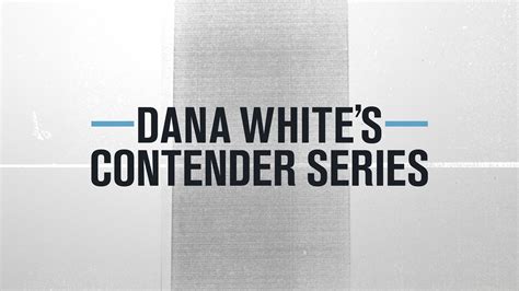 Dana White's Contender Series · Season 4 - Plex