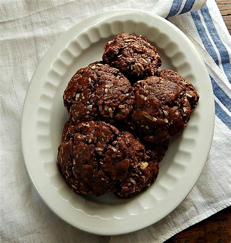 German Chocolate Cookies - Frugal Hausfrau