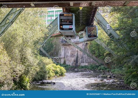 The Wuppertal Suspension Railway is a Public Transport System Editorial ...