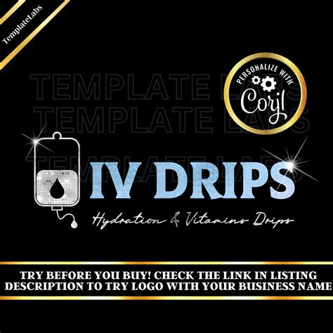 IV Hydration Logo, IV Therapy Logo, Iv Drip Business, Iv Infusion ...