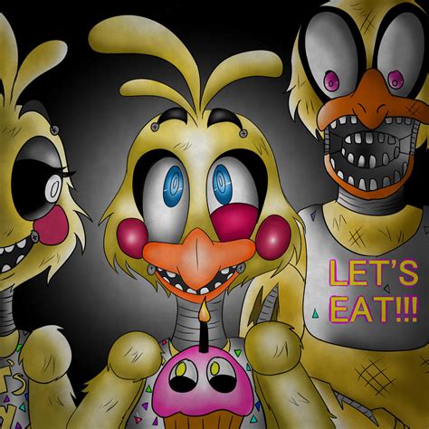 Fnaf Chicas by Bamer97 on DeviantArt