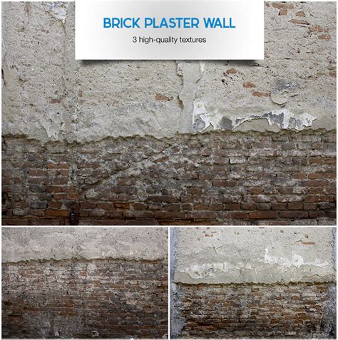 Brick plaster wall by raduluchian