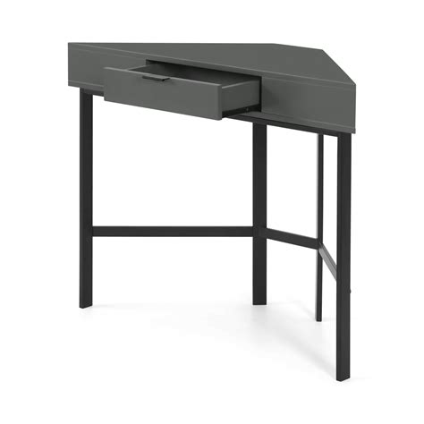 Marcell Compact Corner Desk, Grey • Sofas Etc