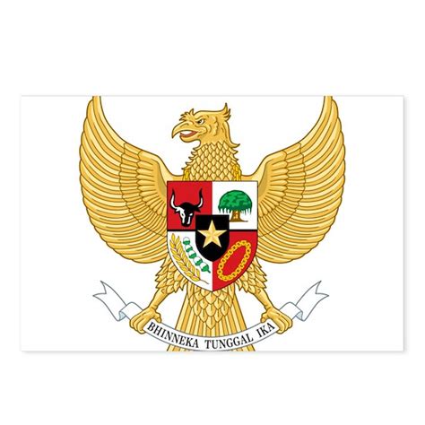 Indonesia Coat Of Arms Postcards (Package of 8) by Coat Of Arms - CafePress