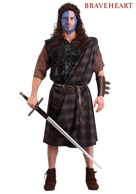 Braveheart Men's Classic Costume | Movie Cosutmes