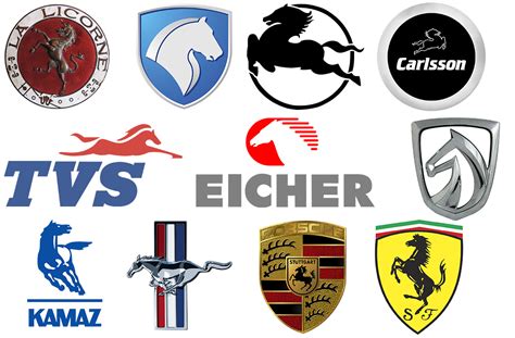 Car logos with horse | Car brands - car logos, meaning and symbol