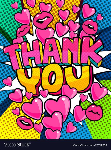 Thank you word bubble Royalty Free Vector Image