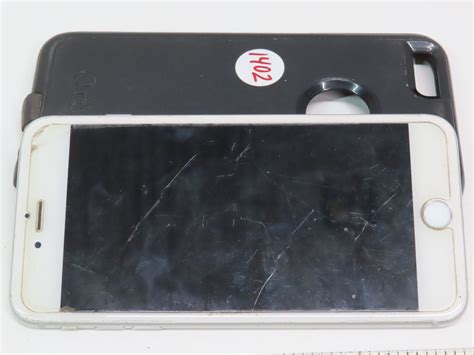 iPhone + case ( iPhone S model A1687) - Screen has multiple cracks, but ...