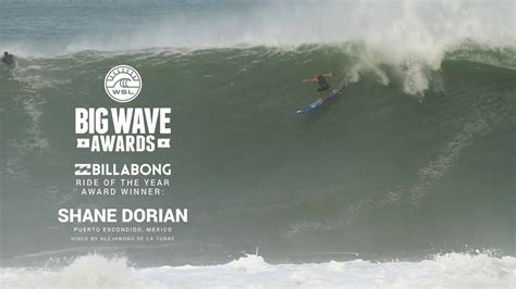 Shane Dorian's Billabong Ride of the Year Winner - WSL Big Wave Awards 2015 - YouTube