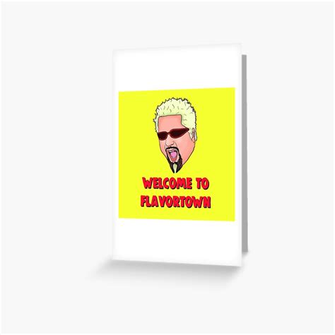 "Welcome to Flavortown Meme" Greeting Card by Barnyardy | Redbubble