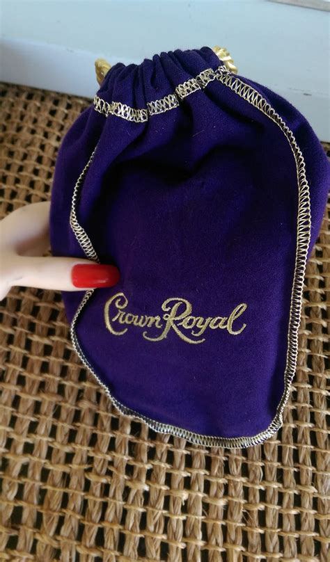 10 Crown Royal Bags Purple & Gold Embroidered Large With - Etsy