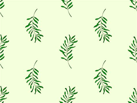 Leaf cartoon character seamless pattern on green background 13481857 Vector Art at Vecteezy